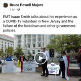 EMT Isaac Smith talks about his experience as a COVID-19 volunteer in New Jersey and the failure of the lockdown