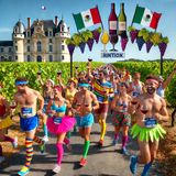 ¿Te imaginas correr un maratón donde, en lugar de agua, te ofrecen vino?