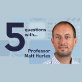 Five questions with... Professor Matt Hurles on rare disease research