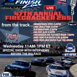 July 3rd SPECIAL #FinishLine Motorsports Show LIVE at the TRACK from the 47th Annual zMax CARS Tour #Firecracker265 at the Caraway Speedway!