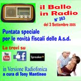 Il ballo in radio 263 del 3 settembre 2025 radiofonica