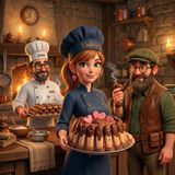 20 - On prépare un gâteau ? La Charlotte  con vaniglia e cioccolato