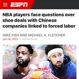 Dwayne Wade endorses Company that uses slaves.