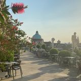 Per Pasqua (meteo permettendo) riapre il bar nella terrazza della basilica Palladiana
