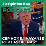 Trump envía mensaje a indocumentados.