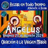 angelus del día de hoy.  VIERNES 23 DE AGOSTO 2024, 🌹Oración diaria a la Virgen María💙.