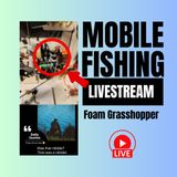 Pond Fly Fishing - Foam Grasshopper - Mobile Fishing Livestream 07 (Audio Podcast)