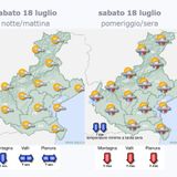 Previsioni 17-20 luglio: alternanza di caldo e temporali, poi stop all’ondata di calore