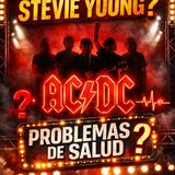 Stevie young hospitalizdo despues del concierto de ACDC en chile