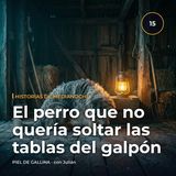 El perro que no quería soltar las tablas del galpón