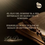 El evangelio de hoy Sábado 28 Septiembre de 2024 📖 #LectioDivina #TeleVID