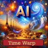 Newton and Einstein Time Warp with AI