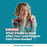 EP 477 | What Emails to Send After Your Lead Magnet Gets Downloaded