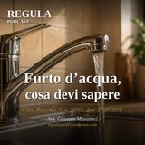 Furto d'acqua, cosa devi sapere.