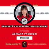 #40 - Professoressa Adriana Pagnozzi