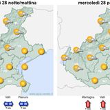 Previsioni 27-30 agosto: da mercoledì tempo stabile e nuovo rialzo termico