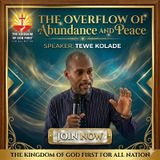THE OVERFLOW OF ABUNDANCE AND PEACE
