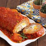 Polpettone ripieno al sugo alla Siciliana