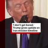 US President Donald Trump spoke at the White House for the first time since attacking Iran. #DonaldTrump #Iran #WhiteHouse #US #BBCNews
