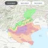 Polveri sottili a livelli altissimi: livello rosso a Vicenza, arancio a Schio, Thiene e Bassano. Tutti i divieti