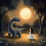 Ava & the Friendly Dinosaur 👧🦕  Magical Story for Children
