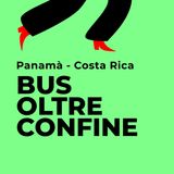 Bus oltre confine. Frontiera Panamà-Costa Rica, Centro America.