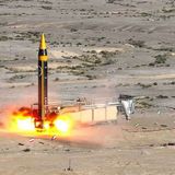 Iran has unveiled its latest long range ballistic missile.