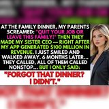 My Parents Gave Me One Choice at Dinner: Quit or Leave | Family Drama