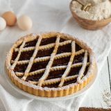 Crostata con farina di avena