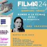 Rumbo a la FILMAQ 2024 Escritora Ana Saavedra