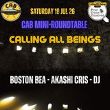 CAB Roundtable w/Akashi Cris, Boston Bea, DJ! - Music-UFOs-Audio from Bigfoot Crossroads