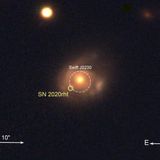 A black hole slowly devouring a Sun like star