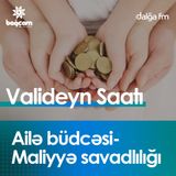 "Ailə büdcəsi- Maliyyə savadlılığı" I Valideyn saatı #13
