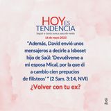 ¿Volver con tu ex? ~ Devocional de Jóvenes ~ 16 de mayo 2025