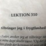 Lektion 310. Et kursus i mirakler.