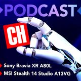 3x35 - TV Sony Bravia XR A80L y MSI Stealth 14 A13VG