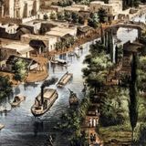 Lakes, canals and irrigation ditches in Mexico City and Tenochtitlán