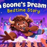 Bison Boone_s Dream Tour 🎤 🎸 Cozy Bedtime Story for Kids 🌙💤 Perfect for Benson Boone Fans