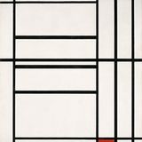 Mondrian, Composizione n° 1 con rosso