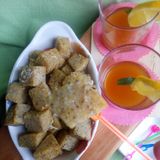 Cubetti di polenta in friggitrice