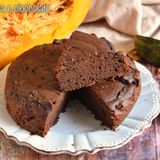 Torta zucca e cioccolato alta e soffice