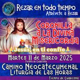 CORONILLA A LA DIVINA MISERICORDIA DE HOY MARTES 11 DE MARZO 2025. IGLESIA CATOLICA 🙏 REZAR EN TODO TIEMPO. TIEMPO DE CUARESMA.   