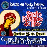 Santo Rosario de hoy MARTES 25 DE MARZO 2025 🌹 MISTERIOS GOZOSOS. Rosario a la Virgen María.