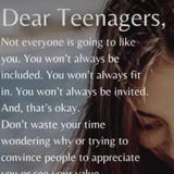 Struggles of a teenager