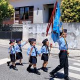 And suddenly in Portugal: The Firefighters' marching band! #portugal #bombeiros #people