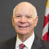 Senator Ben Cardin with Felice Friedson about the critical importance of journalism and bills he has sponsored