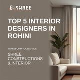 Top 5 Interior Designer in Rohini Transform Your Space with Style and Functionality