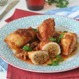 Calamari ripieni al sugo rosso