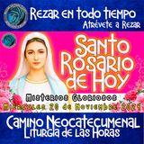 SANTO ROSARIO DE HOY, MIERCOLES 20 DE NOVIEMBRE DEL 2024 🌹 MISTERIOS GLORIOSOS. Rosario a la Virgen María.🌹