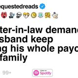 [FULL STORY] My sister-in-law demanded my husband keep handing his whole paycheck to her family